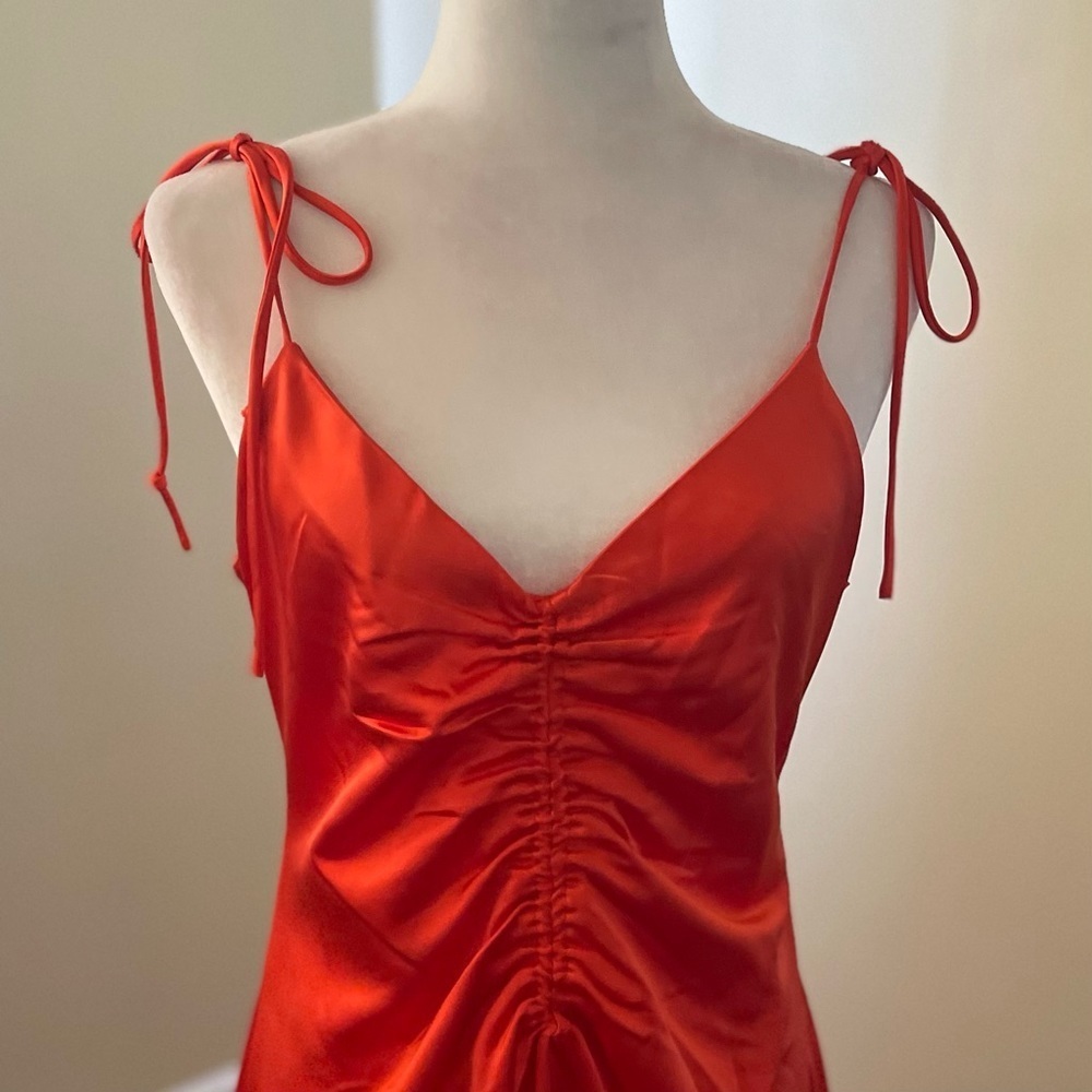 NWOT Jason Wu Women’s Rushed Front Strappy Dress - Picture 6 of 11